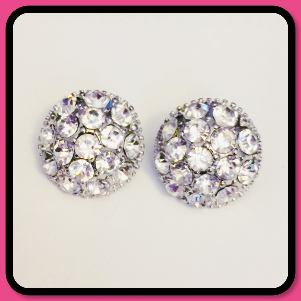 Round Crystal Earrings
